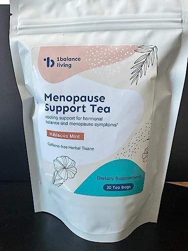1Balance Living Menopause Support Tea: Cooling Hibiscus Mint, Perimenopause